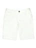 CAbi Solid White Khaki Shorts Size 4 - photo 1