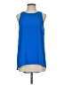 Vince Camuto 100% Polyester Blue Sleeveless Blouse Size XS - photo 1