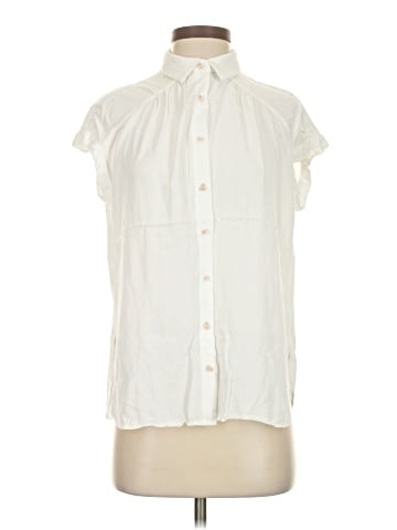 Rose + Olive Sleeveless Button-Down Shirt (view 1)