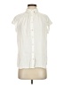 Rose + Olive 100% Rayon Ivory Sleeveless Button-Down Shirt Size S - photo 1