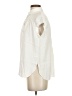 Rose + Olive 100% Rayon Ivory Sleeveless Button-Down Shirt Size S - photo 5