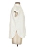 Rose + Olive 100% Rayon Ivory Sleeveless Button-Down Shirt Size S - photo 4