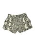 Express 100% Rayon Paisley Ivory Shorts Size S - photo 2