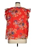 Assorted Brands 100% Polyester Orange Sleeveless Blouse Size 1X - photo 2