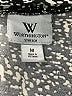 Worthington Print Black Casual Dress Size M - photo 7