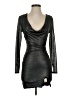H:ours Metallic Silver Cocktail Dress Size XXS - photo 1