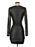 H:ours Metallic Silver Cocktail Dress Size XXS - photo 2