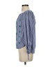 J.Crew 100% Cotton Blue 3/4 Sleeve Blouse Size 4 - photo 5