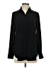 J.Crew 100% Polyester Black Long Sleeve Blouse Size 2 - photo 1