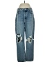AGOLDE 100% Cotton Hearts Blue Jeans Size 27 waist - photo 1