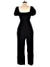Rewind Solid Black Jumpsuit Size XL - photo 2