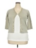 Essentials Silver Green Cardigan Size 18 - 20 - photo 1