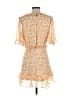 Saints + Secrets 100% Polyester Yellow Cocktail Dress Size S - photo 2