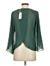 Naked Zebra 100% Polyester Green 3/4 Sleeve Blouse Size S - photo 2