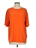 Shein Orange 3/4 Sleeve T-Shirt Size S - photo 1