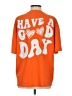 Shein Orange 3/4 Sleeve T-Shirt Size S - photo 2