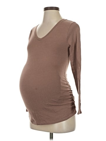 Isabel Maternity Long Sleeve Top (view 1)