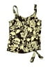 LE COVE Brown Swimsuit Top Size 12 - photo 1