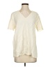 Theory Ivory Short Sleeve Blouse Size S - photo 1