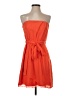 Express 100% Polyester Orange Cocktail Dress Size 4 - photo 1