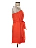 Express 100% Polyester Orange Cocktail Dress Size 4 - photo 4