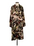 H&M Print Brown Casual Dress Size 2 - photo 1