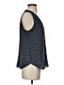 Banana Republic 100% Polyester Blue Sleeveless Blouse Size S - photo 4