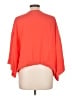 On The Road... Orange 3/4 Sleeve Blouse Size L - photo 2