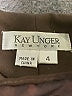 Kay Unger 100% Polyester Animal Print Brown Cocktail Dress Size 4 - photo 4