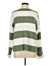 Unbranded 100% Acrylic Stripes Green Pullover Sweater Size L - photo 1