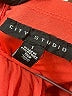 City Studio 100% Polyester Hearts Orange Cocktail Dress Size 1 - photo 7