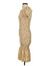 Unbranded Print Gold Cocktail Dress Size S - photo 5