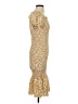 Unbranded Print Gold Cocktail Dress Size S - photo 4