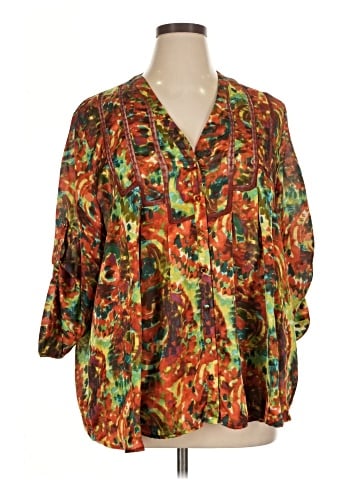 Gibson 3/4 Sleeve Blouse (view 1)