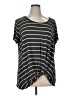 Nine Britton Gray Short Sleeve Top Size 1X - photo 1