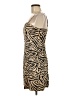 Forever 21 100% Polyester Animal Print Tan Cocktail Dress Size M - photo 5
