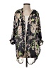 Unbranded Floral Black Kimono Size S - photo 1