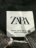 Zara 100% Polyester Plaid Checkered-gingham Stripes Black Ivory Jacket Size XL - photo 6