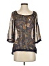Daniel Rainn 100% Polyester Blue 3/4 Sleeve Blouse Size S - photo 1