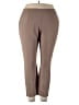 Dennis by Dennis Basso Brown Active Pants Size XL - photo 1