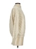 Zara Chevron-herringbone Ivory Turtleneck Sweater Size S - photo 4