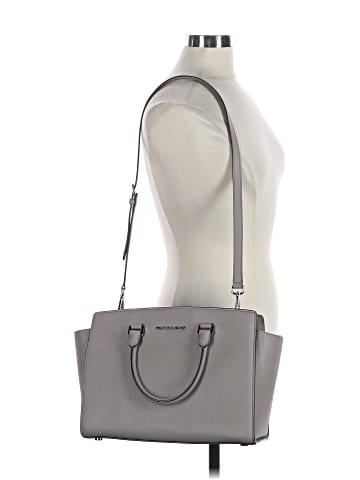 Michael Michael Kors Leather Satchel - back