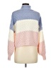 White Closet Color Block Pink Pullover Sweater Size M - photo 2