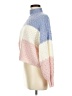 White Closet Color Block Pink Pullover Sweater Size M - photo 5