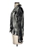 Gypsy 05 Gray Long Sleeve Silk Top Size XS - photo 5