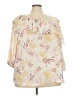 Cooper & Ella 100% Polyester Ivory 3/4 Sleeve Blouse Size 3X - photo 1