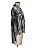 Gypsy 05 Gray Long Sleeve Silk Top Size XS - photo 4
