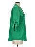Calvin Klein 100% Polyester Green 3/4 Sleeve Blouse Size S - photo 4