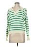 Unbranded Stripes Green Pullover Sweater Size M - photo 1