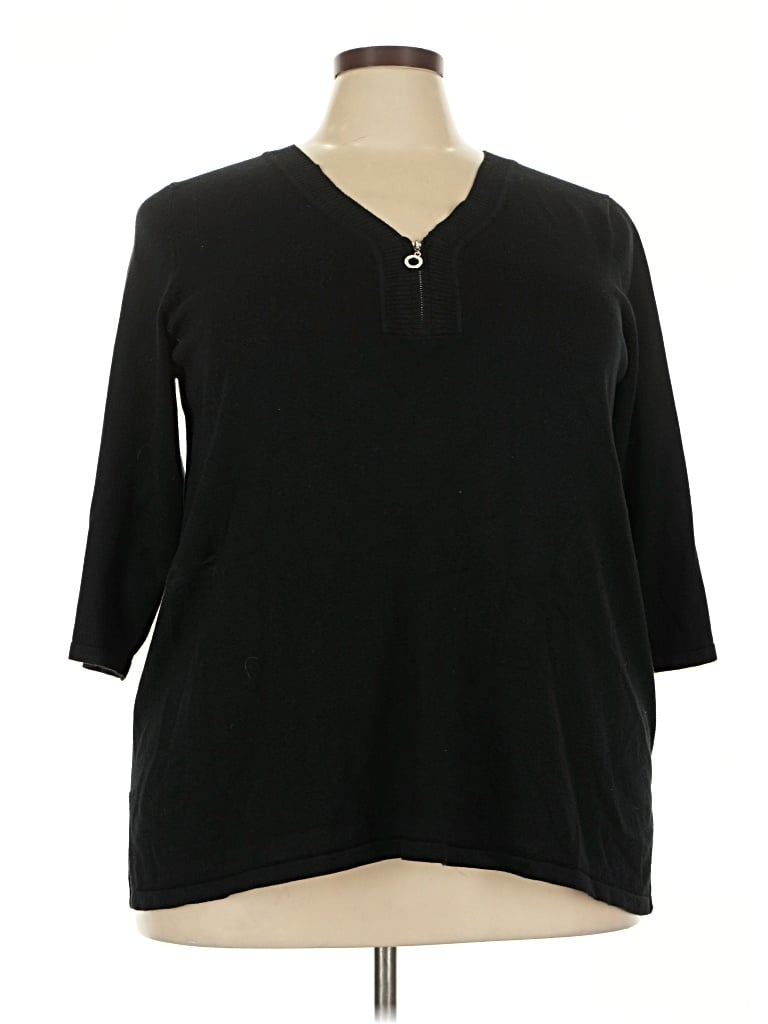 Pre-owned Avenue Cardigan Sweater In Black